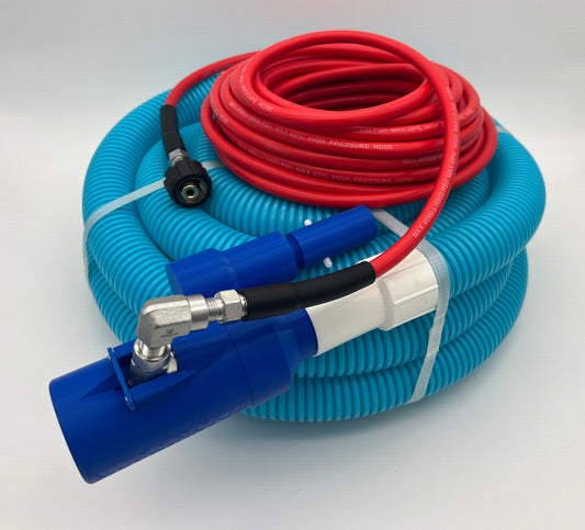 Muckinator with Hoses and Pool Pole Adapter